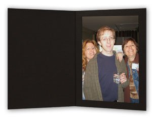 Hottest Sales Black Waffle Cardboard Photo Folder for a 8x10 Picture - Pack of 50
