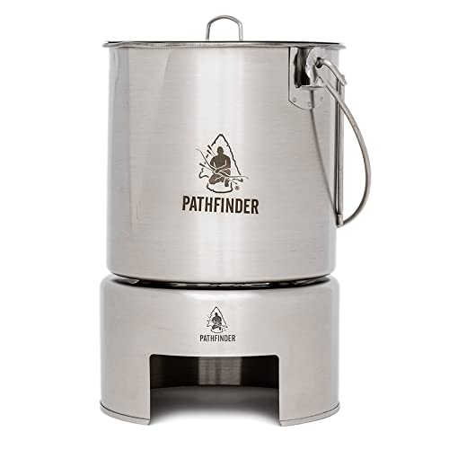 The Pathfinder School Stainless Steel Bush Pot and Lid Set (64 ounce) by The Pathfinder School - Image 7