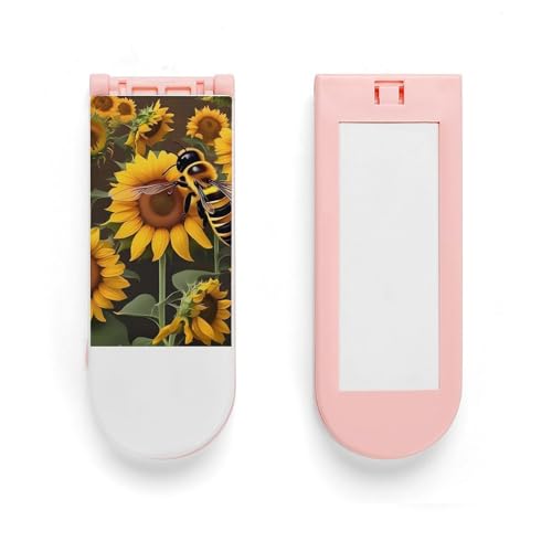 Support de téléphone avec lumière à selfie abeille rechargeable pour vlog
