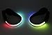 Shoe Clip Lights (2 Pack) Reflective Safety Night Running Gear for Runners Joggers Bikers Walkers, Color Changing RGB Strobe and Steady Color Flash Mode, Water Resistant and Bonus Screw Driver