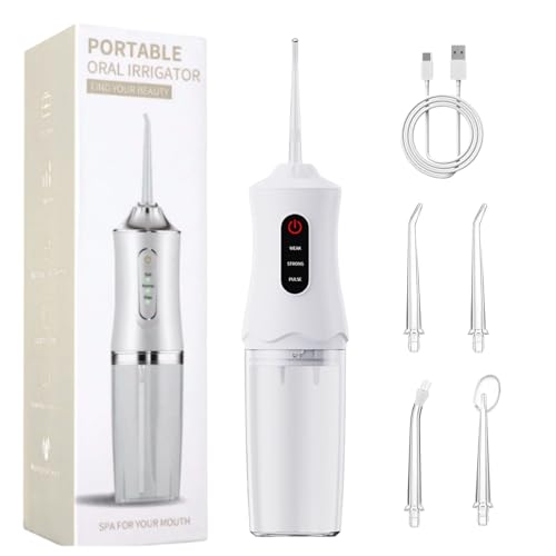 Munddusche Kabellos Zahndusche, Water Flosser for Teeth, Oral Irrigator Zähne...