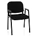 Produktbild hjh OFFICE 704340 Besucherstuhl XT 650 Stoff Schwarz Konferenzstuhl gepolstert mit Armlehne, stapelbar