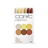 Copic Ciao Marker 6 Color Set Hair