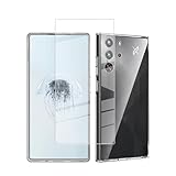 【1+1入り】対応 RedMagic 10 Pro / 10 Pro+ 用の フィルム 強化ガラス 液晶保護フィルム+透明 TPU ケース 日本旭硝子素材採用 RedMagic 10 Pro / 10 Pro+ 用の ガラスフィルム 硬度9H 耐衝撃 撥油性 高透過 飛散防止 RedMagic 10 Pro / 10 Pro+ 用の ケース クリア TPU 薄型 軽量 シェル スリム 携帯便利 散熱加工 (RedMagic 10 Pro / 10 Pro+)