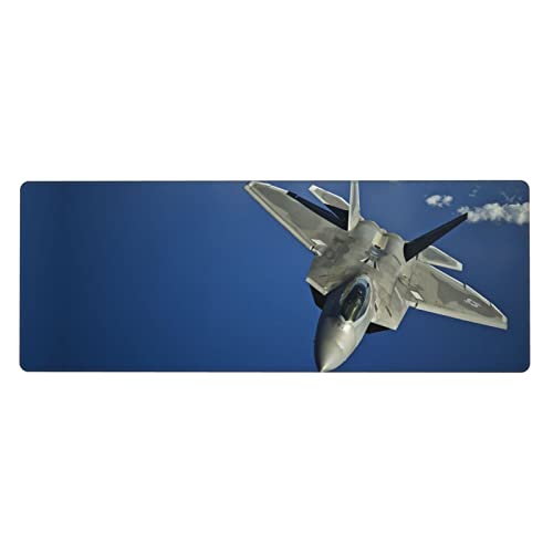 Tapis de souris de jeu XXL en forme d'avion volant grand modèle pour clavier ordinateur