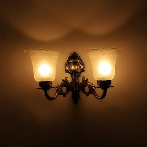 Image of ELIANTE Antique Brass Metal Wall Light NO-1-2W | 3 Years Warranty | Free - LED LAMP