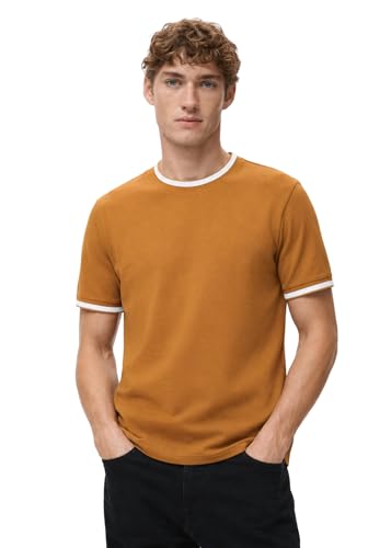 Image of Alan Jones Clothing Men's Self Design Cotton Regular Fit T-Shirt