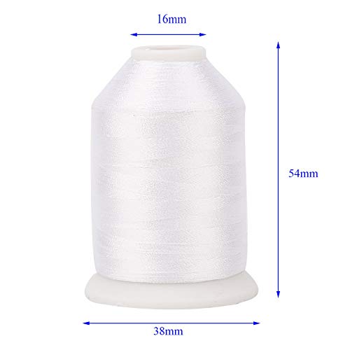 Simthread 60WT Sewing Embroidery Machine Thread Kit - 40 Colors 1100 Yards Spool for Brother Janome etc Sewing Embroidery Machines