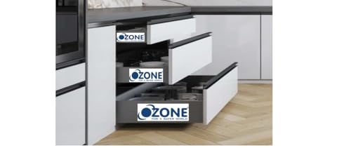 Image of Ozone Tandem Slim Box Egrotech Drawer System OE-DWDS-SL-N for Moduler Kitchen 4, 6, 8 Inches x20 Inches (6 Inches (167x500mm))
