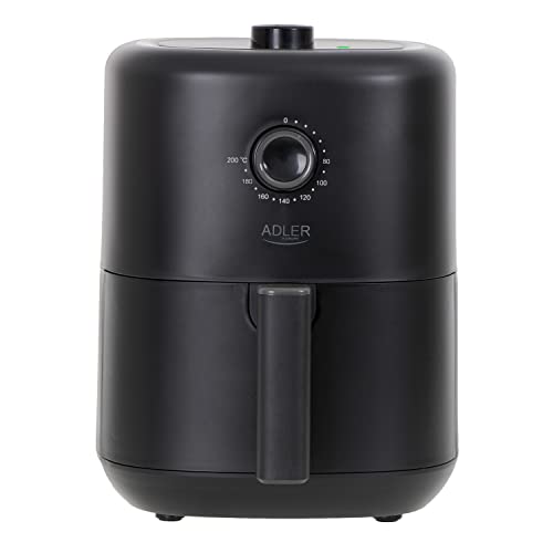 JUNG ADLER AD6310 Airfryer Heißluftfritteuse 3L, Fritteuse 30 min. Timer, automatische Abschaltung, 1300W, Friteuse, Heissluftfriteuse - 23 x 29 x 31,5 cm – Bild 3
