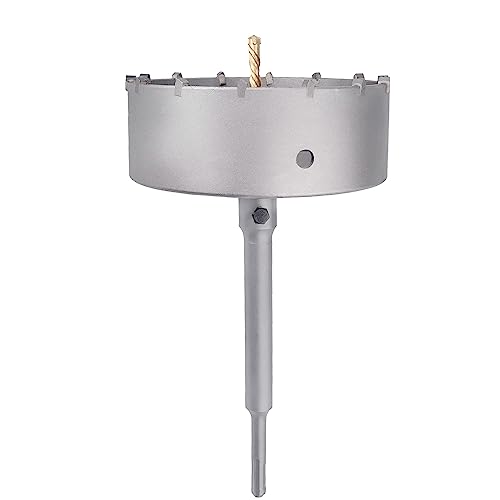 150mm / 5.9 inch Concrete Hole Saw + 220mm SDS Plus Rod for Cement, Brick Wall and Stone (150mm) by GUICGOC - Used condition - US$19.07