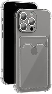 AKABEILA Case for iPhone 12 Mini Clear Slim Phone Case Soft TPU Wallet Case Bag Cover with Card Slot Holder Shockproof 5.4"