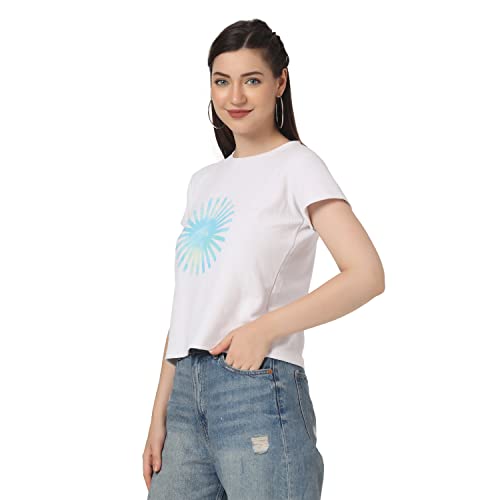 Image of GRECIILOOKS T Shirt for Women | Women T Shirt | T Shirt Women | Casual Loose Fit | Oversized T Shirt for Women | T-Shirt for Women