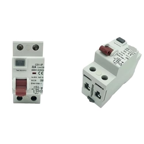 Disjoncteur différentiel Type B RCCB 2P 63A 30mA 10KA pour borne de recharge EVSE