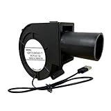 JINPIAOPIAO 5V USB扇風機ファン アウトドア バックパッキング バーベキュー ファイヤーピット 石炭点火 換気制限付き