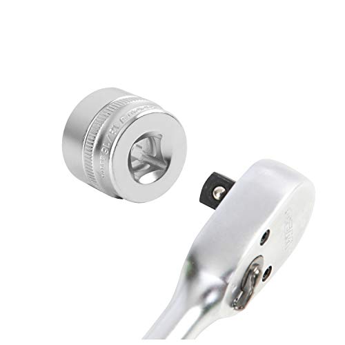 Oem Tools 22976 9 Piece Low Profile Socket Set, Sae, 3/8 Inch Drive | Low Profile Sockets Provide Extra Clearance When You Need It | 5/16, 3/8, 7/16, 1/2, 9/16, 5/8, 11/16, 3/4, & 13/16 Inch Sockets #TOP5