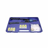 Astro Pneumatic, 1442, 13' Nut/Thread Setting Hand Riveter Kit W/ 3 pc Metric and 3pc SAE and10 Pcs....