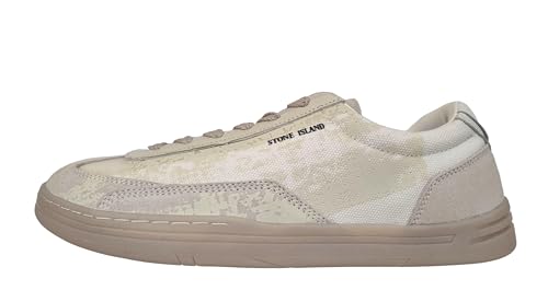 Stone Island Rock 79FWS0101 Herren-Sneakers, weißes Seil, elfenbein, 42 EU