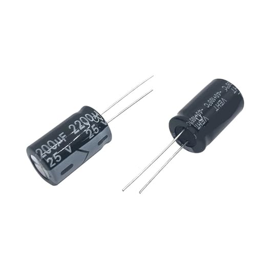 Condensateur électrolytique aluminium 25V 2200uF composant électronique 13x21mm Lot de 10