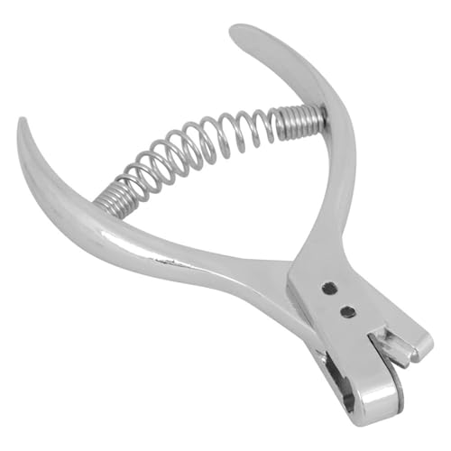 Broco Pince à Kerpper, Acier Inoxydable Maison Bricolage Vêtements Couture Neccher Coupeur Nude Pince Poinçonneuse Trous Encoches Outil de Forage