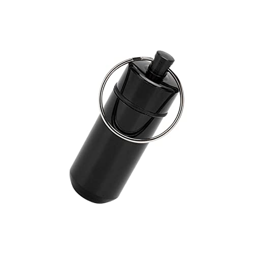 Travel Tube, Thick Material One Piece Outdoor Bottle for Mountain Bikes Water Parks (Black)