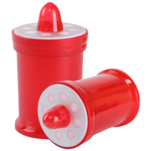 Velas LED sin llama rojas de 2 piezas para cementerio y oracion