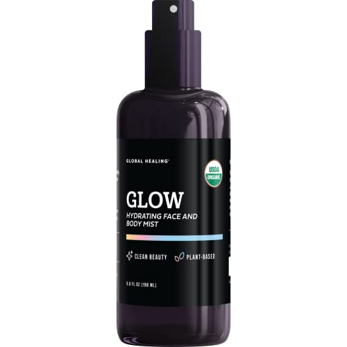 Global Healing Glow Face & Body Hydrating Mist Spray - Simple Facial Moisturizer For Dry, Oily & Sensitive Skin - Daily Facial Cleansing Skin Care Products For Men, Women And Teens - 6.6 Fl Oz #TOP25