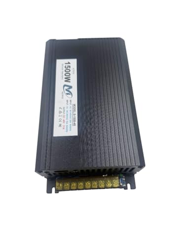 1500W Power Supply Adapter 110V/220 AC to DC 60V 25A Converter Power Supply Switch Transformer for Motor Pump CCTV Security Camera Car Stereo 3D Printer and More LED Device, 240*125*76mm, S-1500-604