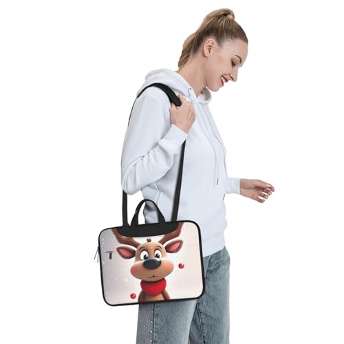 Bolso maletín para laptop 15.6 pulgadas con diseño de reno miniatura 7