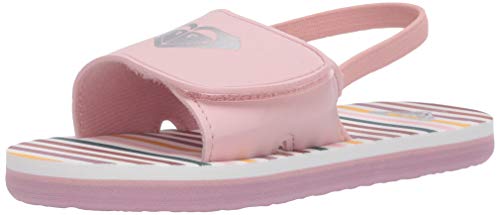 Image of Roxy Girl's TW Finn Sling Back Flip Flop Sandal Sandal, NAVY DREAM, 7 M M US Toddler