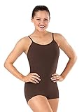 Theatricals Womens Cotton Camisole Shorty Unitard Black S TH5535