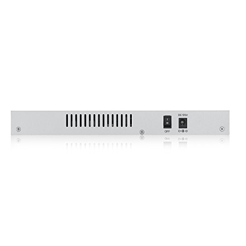 Image of Zyxel 8-Port PoE Switch | Web Managed Gigabit Network Ethernet Splitter | 8x GbE Ports (4x PoE+ with 68W Budget) | QoS, Link Aggregation, VLAN, IGMP Snooping | Fanless | Desktop | GS1200-8HPv3