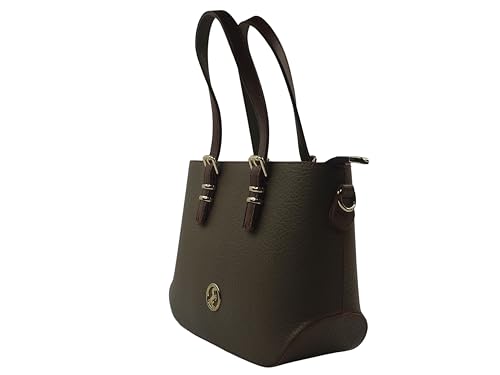 Bolso Tote Satchel con Asa Superior y Cierre de Cremallera miniatura 3