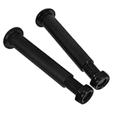 TOBBOMEY 1 Paar Pedalbolzen aus Robustem Metall für Ellipsentrainer Stabilitätswerkzeug und Ersatzteil Kompatibel mit Meisten Fitnessgeräten Profi Zubehör für Heimtrainer