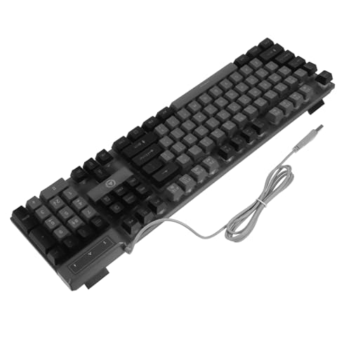 Clavier de jeu mécanique RGB filaire 104 touches ergonomique suspendu
