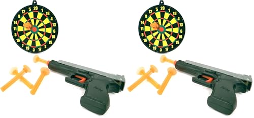 Wonderkids WDK Partner - A0602178 - Déguisements - Pistolet à flèches + Cible (Lot de 2)