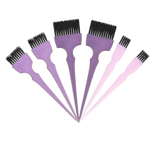 Ipetboom 6 Piezas cepillo para teñir el cabello peine para resaltar el cabello cepillo de peluqueria cepillo aplicador de tinte para el cabello cepillo de tinte de peluquería