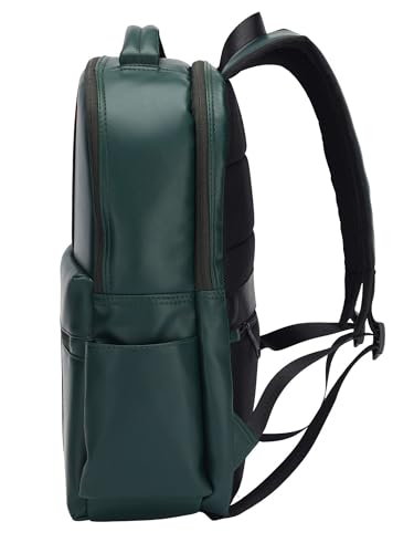 Image of FUR JADEN 15.6 Inch Laptop Backpack I Premium & Durable Vegan Leather I Anti-Theft Pocket I Breathable Air-Mesh I 30L Storage Volume I Men Women I Work Professional & Casual Use