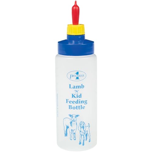 Premier 1 Lamb N Goat Kid Wide-Mouth Feeding Bottle (Bottle & Pritchard Teat)