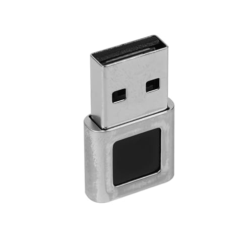 Sarini USB-Fingerabdruckleser für Windows 10/11, USB-Fingerabdruck-Schlüsselleser, PC-Fingerabdruck-Logger, unterstützt die Speicherung von 10 verschiedenen Fingerabdrücken