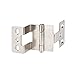 Hardware Resources 9975 Heavy Duty 3 Knuckle 270 Degree 3/4" x 3/4" Institutional Hinge - Bright Nickel