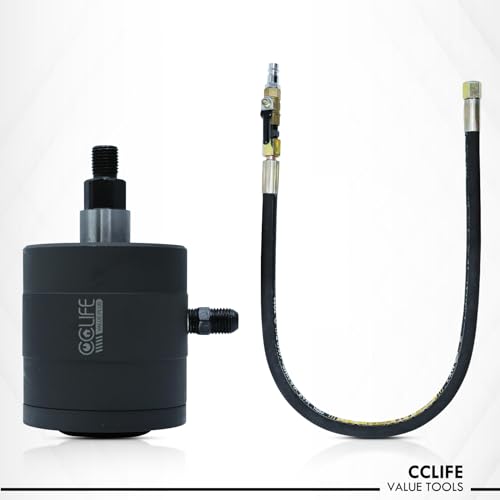 CCLIFE 24tlg Diesel Einspritzdüsen Abzieher mit Injektor-Klaue Pneumatischer Injektor Abzieher mit Adapter Kompatibel mit Bosch Delphi Denso Siemens