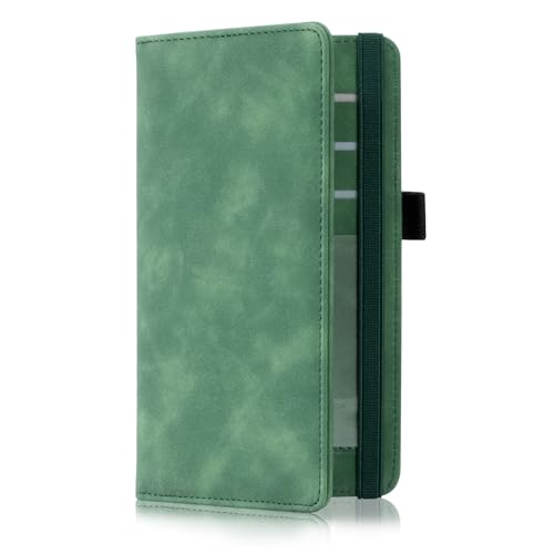 Image of CoBak Premium Leather Checkbook Cover - RFID Blocking, Classic Design, Slim & Durable - Perfect for Personal & Business Checks