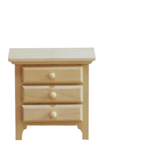 UPKOCH 1 Pieza 112 Casa De Muñecas Mesita De Noche Adorno Casa De Juguete Mesita De Noche Muebles De Muñecas Adornos para Muebles De Casa De Muñecas Mini Armario Mini Mesita De