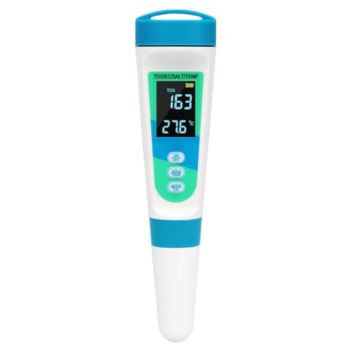 Accurate Digital Water Testing Precisions Digital Salinity Test 4 In 1 Multifunctional Tool For Aquariums & Pools