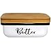 Home Acre Designs Butter Dish with Lid for Farmhouse Home Decor, Kitchen Collection