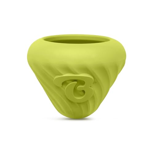 Benebone Natural Rubber Cone Interactive Enrichment Treat Dispensing Dog Toy - Slow Feeder - Great for Meals and Boredom