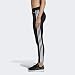 adidas Essentials 3 Bandas Tight Mallas, Mujer, Negro (Black/White), XS