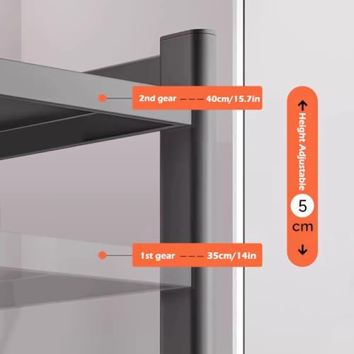 Support de four à micro-ondes extensible robuste en acier au carbone - 7