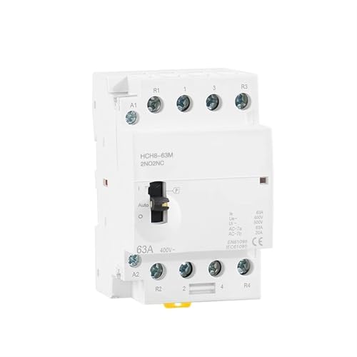 Contacteur modulaire 63A avec commande manuelle intégrée - 5